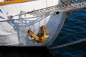 Image showing Boat bow