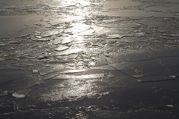 Image showing Ice covered sea