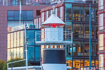 Image showing Aker Brygge Lighthouse