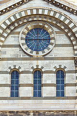 Image showing Marseille Cathedral Facade