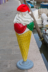 Image showing Icecream Cone Hat Street