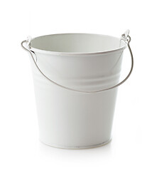 Image showing empty white bucket