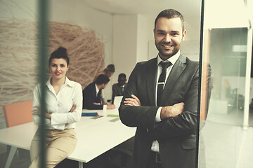 Image showing business people group at office