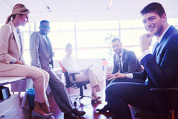 Image showing business people group at office