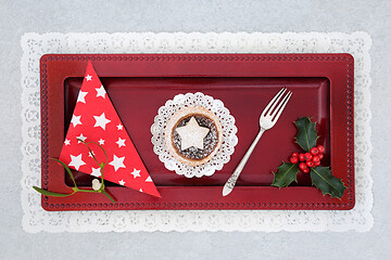 Image showing Mince Pie Tart for Christmas