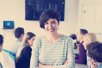 Image showing Portrait of successful Businesswoman