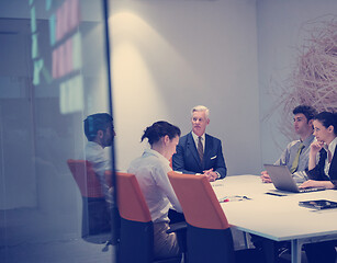 Image showing business people group brainstorming on meeting