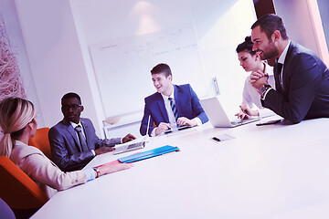 Image showing business people group at office