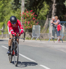 Image showing The Cyclist Julien Simon - Criterium du Dauphine 2017