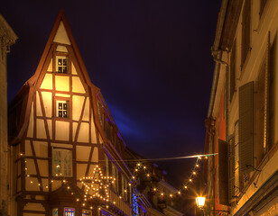 Image showing Traditional Houses in Colmar