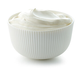 Image showing bowl of sour cream