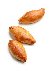 Image showing home baked meat buns 