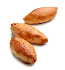 Image showing home baked meat buns 