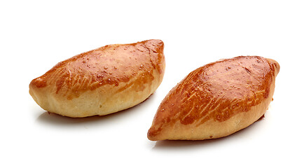 Image showing home baked meat buns 