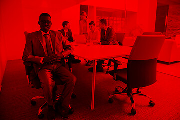 Image showing business people group at office