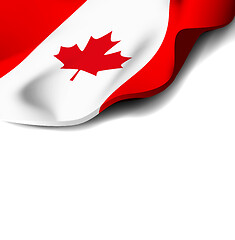 Image showing National flag of canada. Vector illustration on white