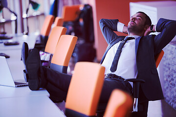 Image showing business man at the office