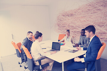 Image showing business people group at office