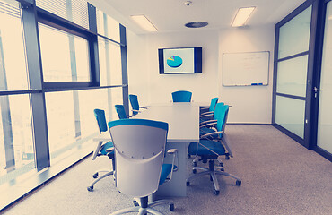 Image showing office meeting room