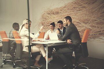 Image showing business people group at office