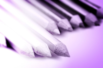 Image showing Close-up pencil.