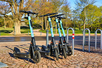 Image showing Tier E-Scooters by City Park