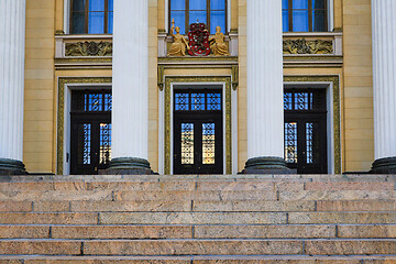 Image showing The House of the Estates , Helsinki Finland, Entrance