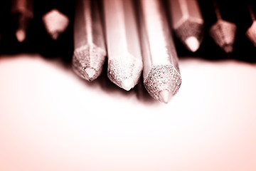 Image showing Close-up pencil.