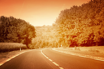 Image showing Empty street