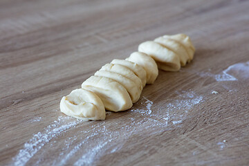 Image showing fresh raw yeast dough