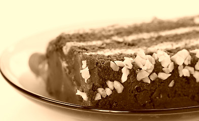 Image showing Almond cake