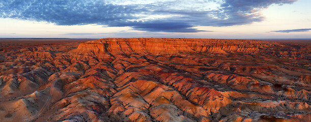 Image showing Canyons Tsagaan suvarga in Mongolia