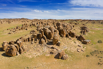 Image showing Rock formations and stones in Mongolia