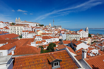 Image showing Historic old district Alfama in Lisbon