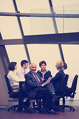 Image showing business people group on meeting