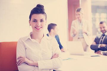 Image showing business woman at office