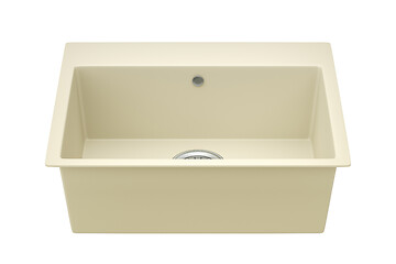 Image showing Beige composite sink