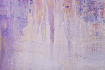 Image showing Abstract painting pink and puprle shades colorful texture. 