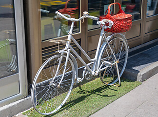 Image showing White Bicycle