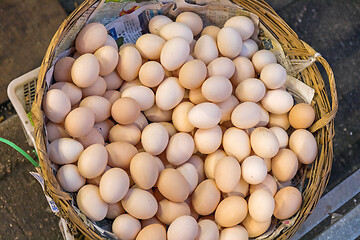 Image showing Eggs Basket