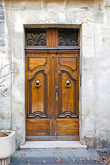 Image showing Dooble Wooden Door