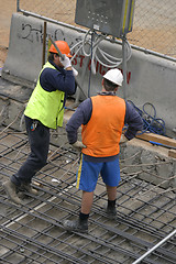 Image showing Men at work