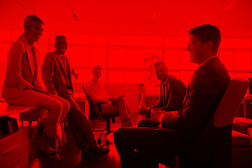 Image showing business people group at office