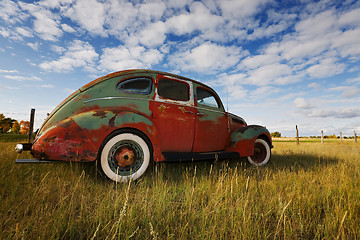 Image showing Old vintage car