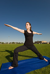 Image showing Yoga exercise