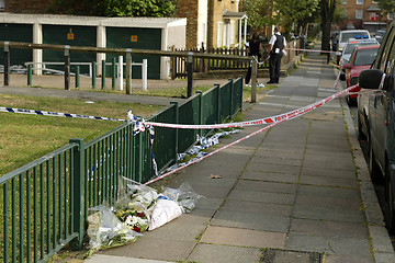 Image showing Memorial of a Crime Scene