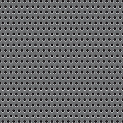 Image showing Metal plate grid texture