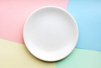 Image showing empty white plate