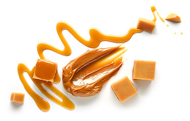 Image showing composition of caramel candies