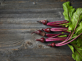 Image showing fresh raw beet roots